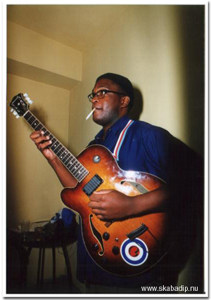 Aaron Owens is one of the two newest members of Hepcat, lending his guitar abilities to Hepcat's sound. If you've seen Hepcat perform live then you know the talent that Aaron is. The method in which he holds his guitar by hugging it close to his body, flashes back to such guitar greats as Grant Green and Robert Cray, as does Aaron's playing. He shared guitar duties on "Right On Time" but Owens is now the exclusive guitarist and fans can expect to hear a lot more of him in the future.